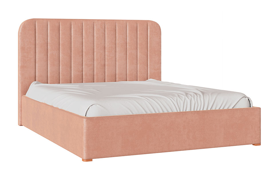 Двуспальные кровати - изображение №3 "Кровать мягкая Севелена"  на www.Angstrem-mebel.ru