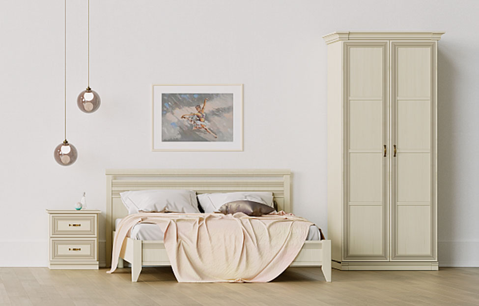 Комплекты - изображение №2 "Спальня Адажио в цвете валенсия"  на www.Angstrem-mebel.ru