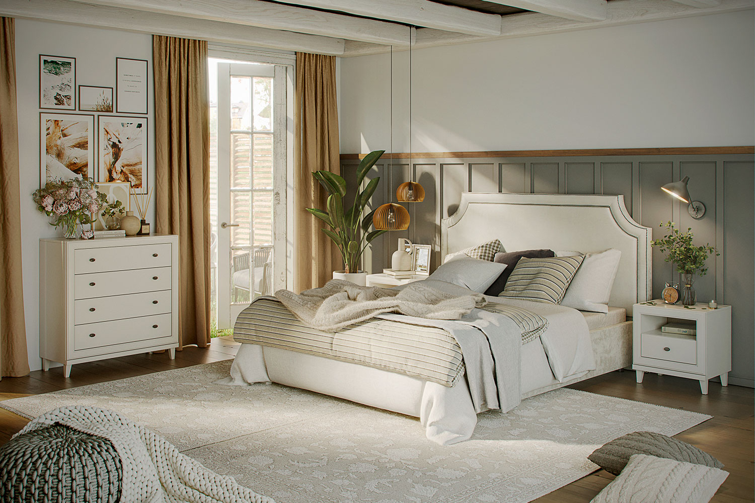 Двуспальные кровати - изображение №5 "Кровать Калгари"  на www.Angstrem-mebel.ru