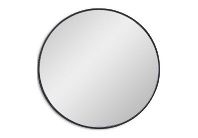 Зеркало Ala L Black в тонкой раме Smal, стиль Скандинавский Неоклассика Лофт Современный, гарантия 