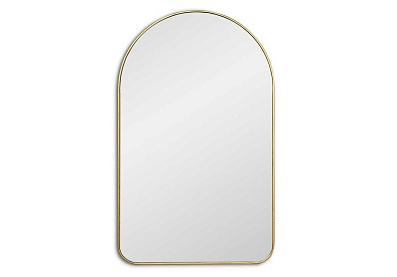 Зеркало Arch M Gold в тонкой раме Smal, стиль Скандинавский Неоклассика Современный, гарантия 