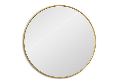 Зеркало Ala L Gold в тонкой раме Smal, стиль Скандинавский Неоклассика Современный, гарантия 